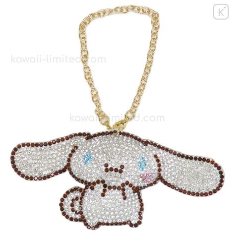 Japan Sanrio Glitter Deco Key Holder Cinnamoroll Kawaii Limited