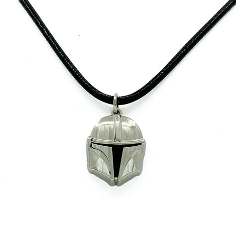 Star Wars Mandalorian Pendant Necklace Etsy