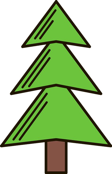 Kieferbaum Kostenlose Vektor Clipart Bilder Auf Creazilla