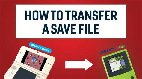 How To Transfer Your Pokemon Vc Save Files To A Cartridge Youtube