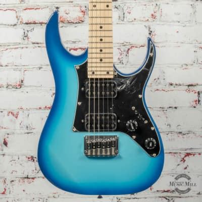 Ibanez Gio Mikro Grgm M Electric Guitar Blue Burst Reverb