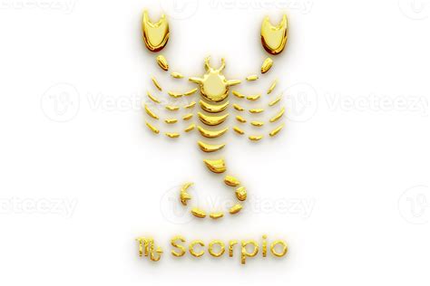 Scorpio Zodiac Astrology Sign 3d Render Illustration 9597916 Png