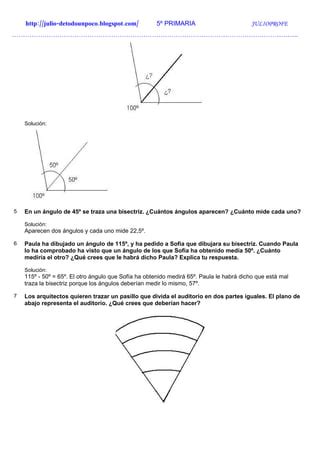 Rectas Y Ngulos Ejercicios Solucionario Pdf