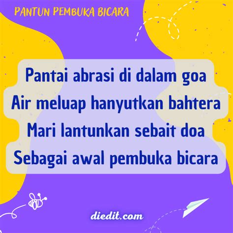 Kumpulan Pantun Pembuka Bicara di Berbagai Acara | diedit.com