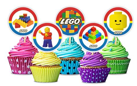 Pcs Lego Cupcake Topper Lazada