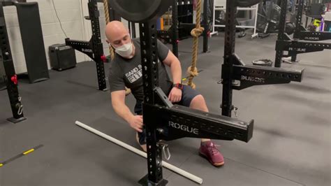 Adjusting Your J Hooks And Safeties For Squats Rogue Monster Rack Youtube