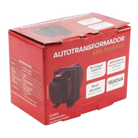 Autotransformador De Voltagem Force Line Slim Premium 0131300006