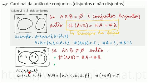 Cardinal Da União De Conjuntos Princípio Da Adição Youtube