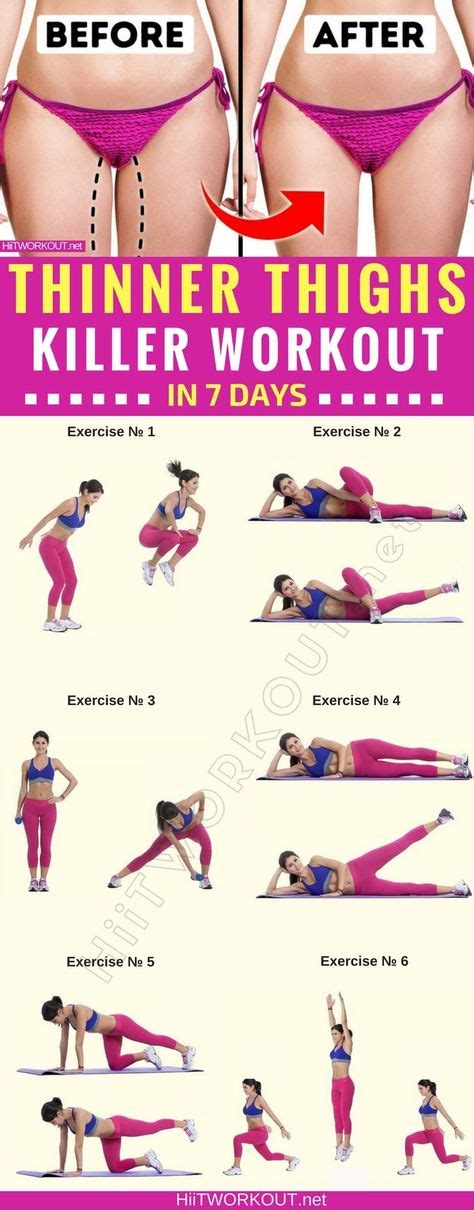 10 Best inner Thigh Toning Exercises images in 2020 | Thigh exercises ...