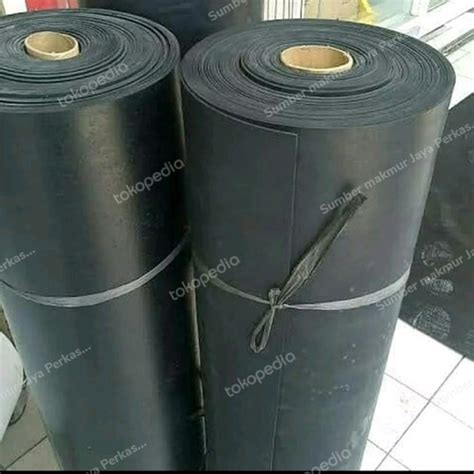 Jual Rubber Sheet Hitam Karet Hitam Lembaran 3mm X 100cm X 100cm