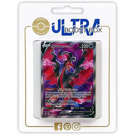 Sulfura De Galar V Full Art Ultraboost X Epee Et Bouclier