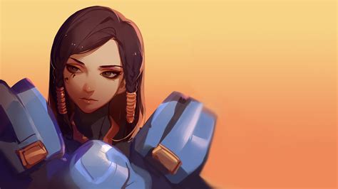 Wallpaper Video Game Characters Pharah Overwatch X Dioni