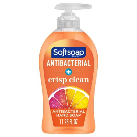 Softsoap Antibacterial Liquid Hand Soap Crisp Clean Citrus Scent 11 25 Fl Oz