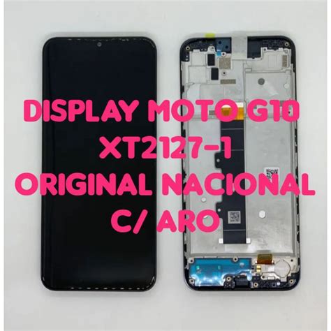 Tela Frontal Display Lcd Touch G Xt Original Nacional C Aro