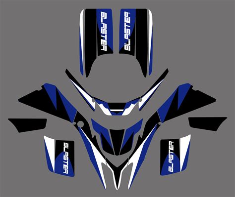 1988 2006 For Yamaha Blaster 200 YFS200 YFS 200 ATV Graphics Kit Quad