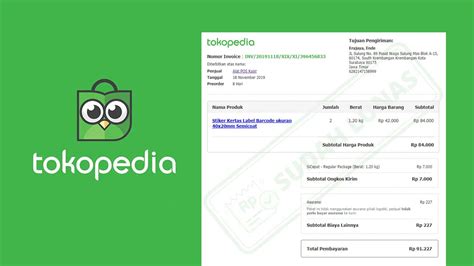 Cara Cetak Invoice Label Pengiriman Tokopedia Suatekno