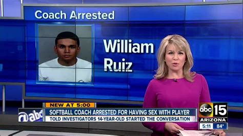 Softball Coach Arrested For Having Sex With Player