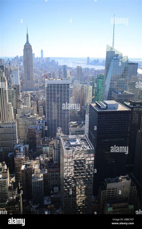 View towards Empire State Building Stock Photo - Alamy