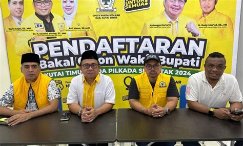 Dipimpin Kasmidi Golkar Kutim Resmi Buka Pendaftaran Bakal Cawabup Di