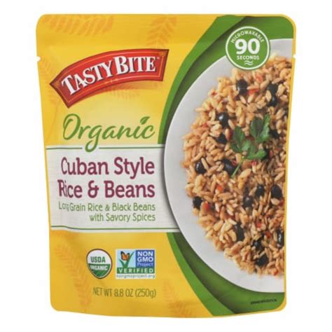 Tasty Bite Rice Beans Cuban Styl Case Of 6 8 8 OZ Case Of 6 8