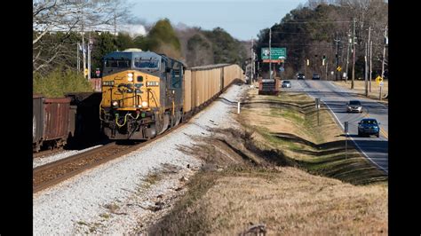 Trains On The CSX Atlanta To Greenwood Main Abbeville Sub January 2021