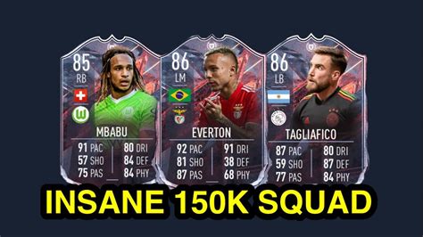 INSANE 150K HYBRID SQUAD BUILDER IN FIFA 22 FT MBABU EVERTON