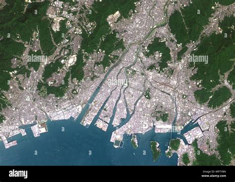 Aerial view hiroshima city hi-res stock photography and images - Alamy