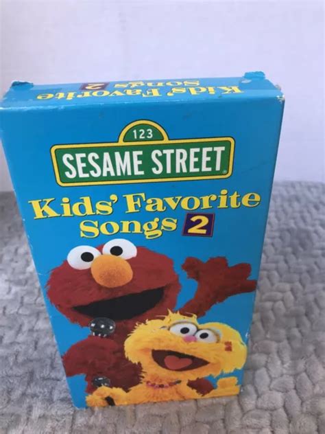 KIDS' FAVORITE SONGS 2 by Sesame Street (VHS, Sep-2001, Sony Music ...