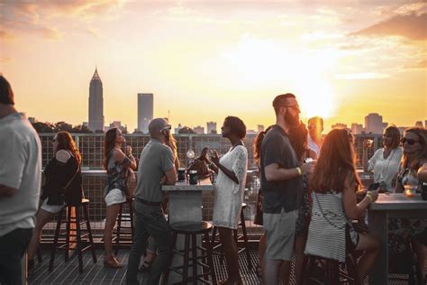 Best Rooftop Restaurants In Atlanta Bed With Built In Closet