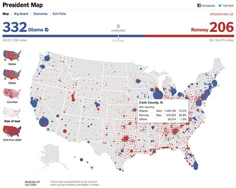 Nyt Interactive President Map