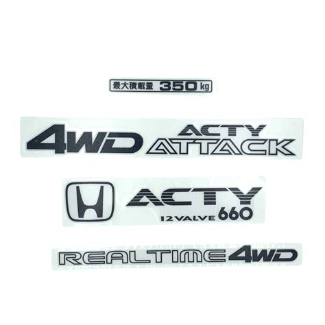 Honda Acty Replacement Sticker Honda Click Front Sticker Wit