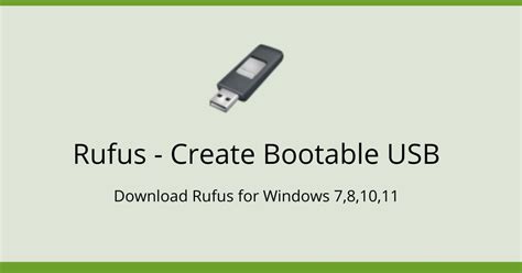 Rufus — Create Bootable USB. Rufus is a free Windows utility… | by ...