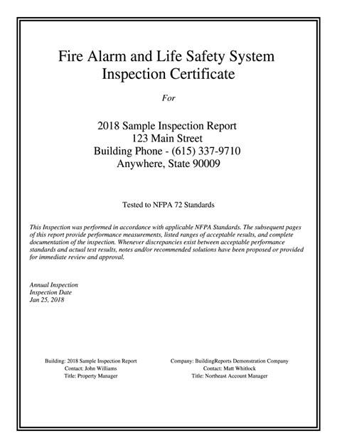 Fire Inspection Letter Example Fill Out And Sign Online Dochub