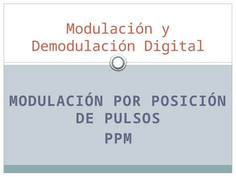 Pptx Modulaci N Y Demodulaci N Digital Dokumen Tips