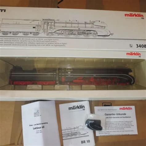 MÄRKLIN 34080 H0 Dampflokomotive BR 10 001 Digital OVP EUR 129 00