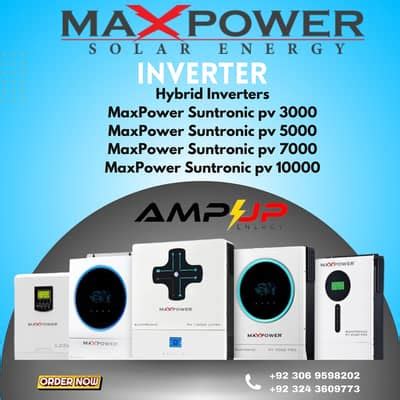 Maxpower Suntronic Suntronic Pv 3000 Pv 5000 Pv 7000 Hybrid Inverter