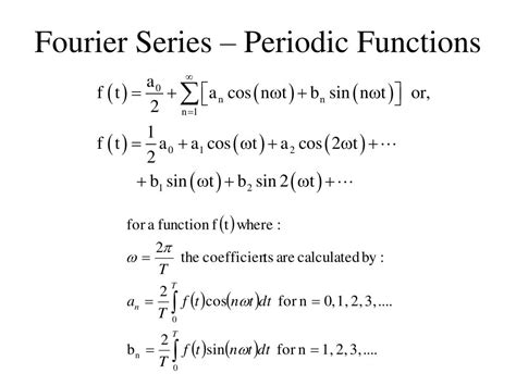 Ppt Fourier Series Periodic Functions Powerpoint Presentation Free Download Id6110683