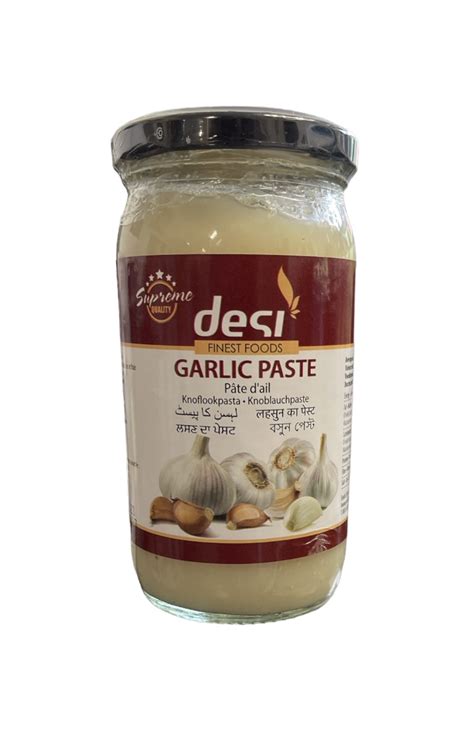 Desi Garlic Paste Knoblauchpaste G Zakiasianfoods