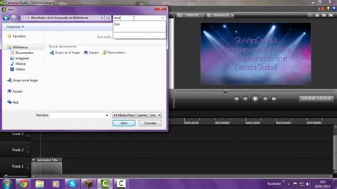 Como Hacer Una Intro Con Camtasia Studio I Tutorial I Skywarscon J A