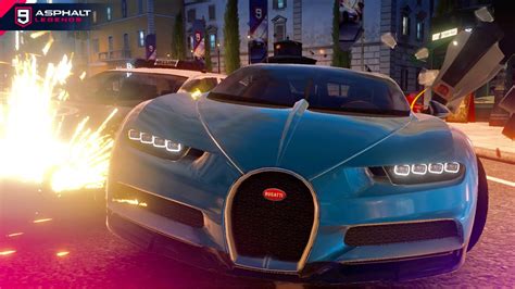 Asphalt 9 Bugatti Chiron GOLD Credits Heist Rome 4K 60fps YouTube