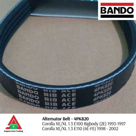 Bando Power Steering Belt 4pk820 For Nissan Navara D40 Np300 2 5l Yd25ddti 2007 2020 4pk 820