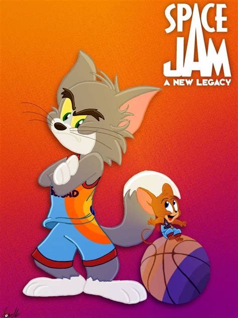 Tom Jerry Space Jam Theme Bugs And Lola Looney Tunes Space Jam