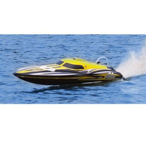 Bateaux De Course Alpha BL 1m RTS Rouge Jaune MHD3S Joysway R Models