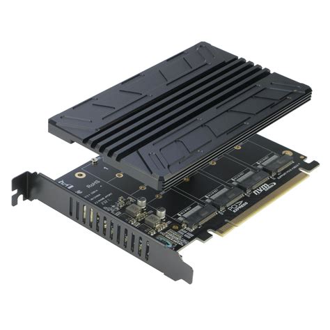 Getuscart Quad Nvme Pcie Adapter Riitop Port Nvme To Pci E