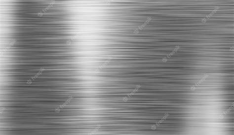 Premium Photo Stainless Steel Surface With Horizontal Stripes