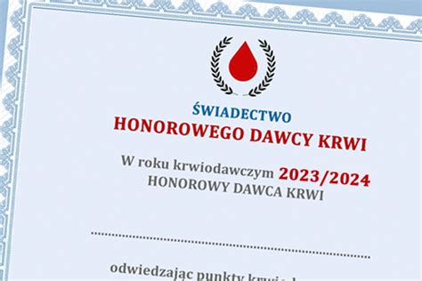 Krwiodawstwo Propagujemy Honorowe Oddawanie Krwi