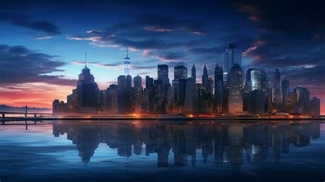 AI generated City Skylines background 36185379 Stock Photo at Vecteezy