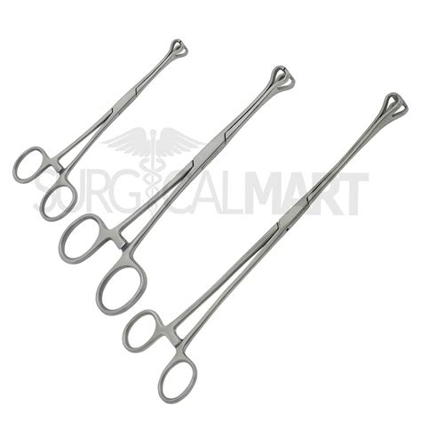 Pcs Babcock Intestinal Tissue Forceps Set