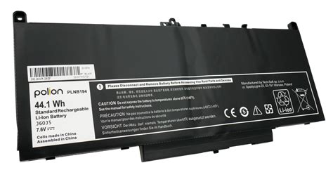 Bateria J60J5 Do Laptopa DELL Latitude E7270 E7470 5800mAh 44Wh