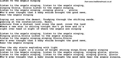 Country Southern And Bluegrass Gospel Song Listen To The Angels